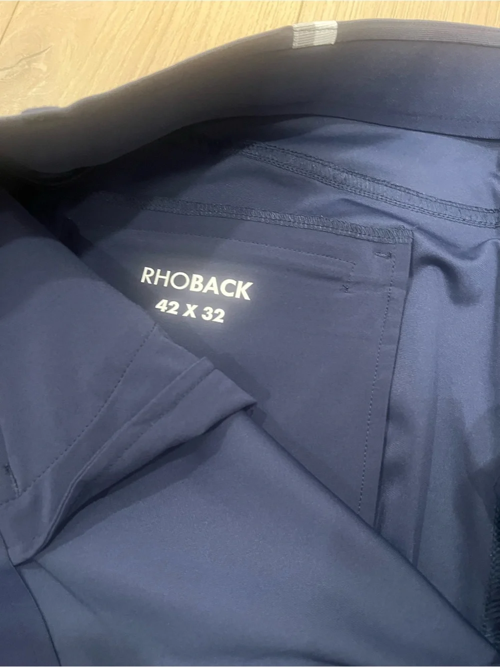 Men's Rhoback Navy Chino Pants 42x32